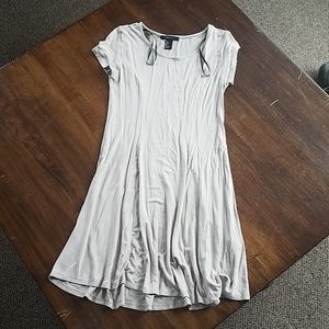 Cream colored short sleeve dress